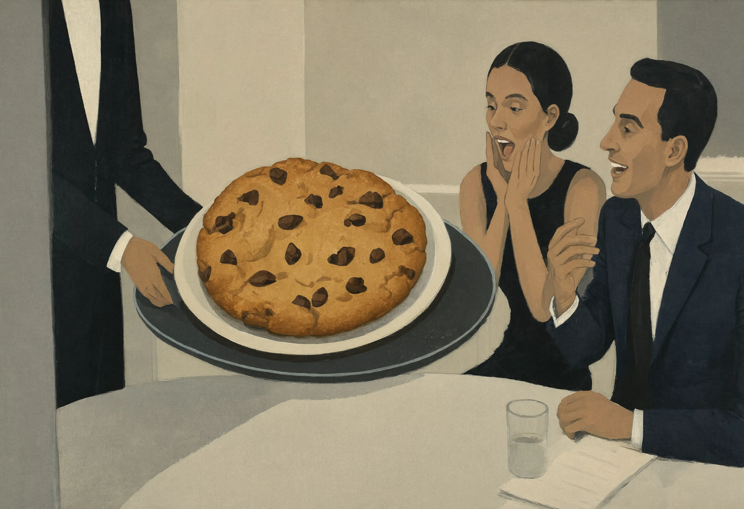 Giant Cookie for Two