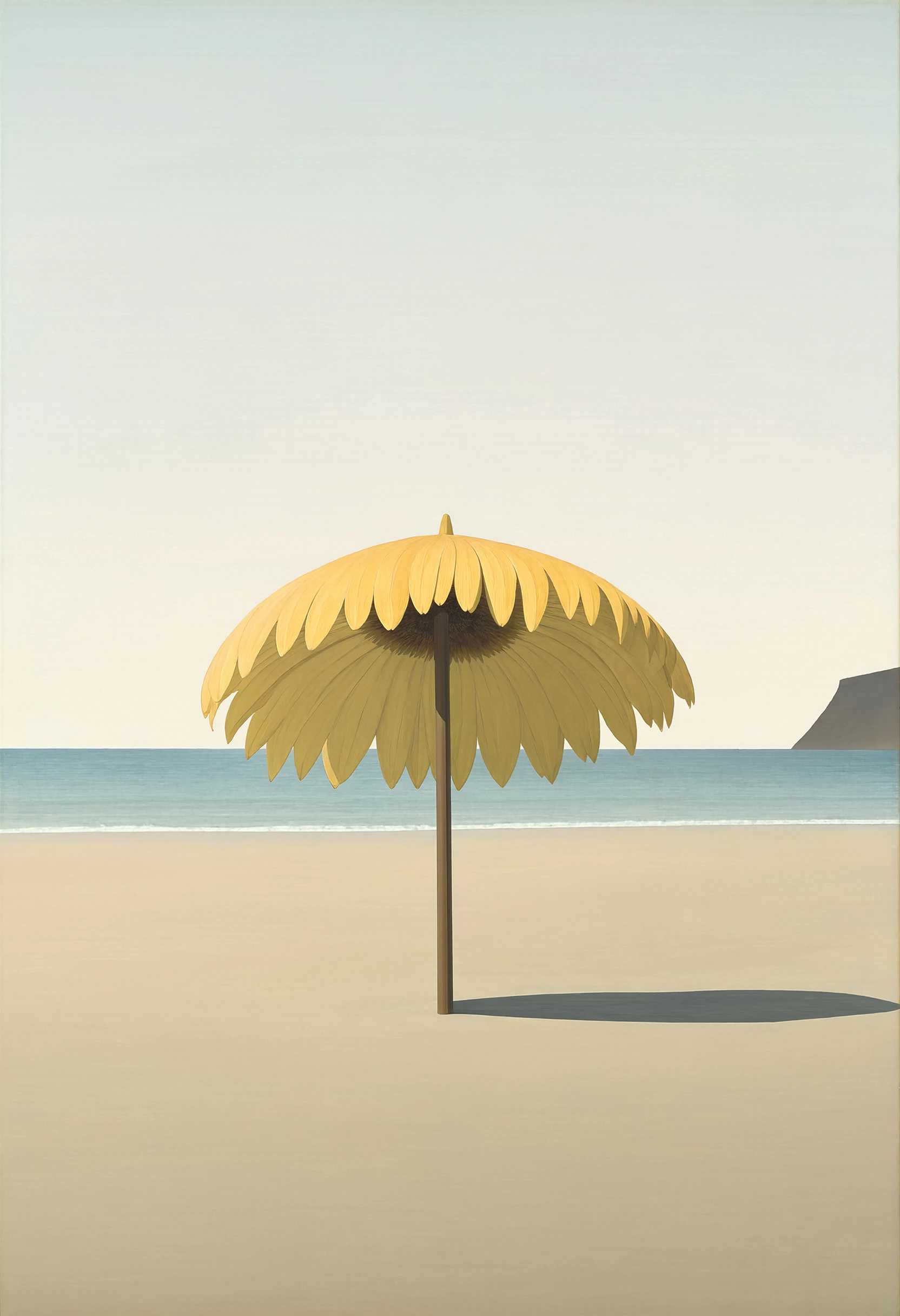 Sunflower Umbrella Beach